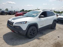 Jeep salvage cars for sale: 2015 Jeep Cherokee Trailhawk