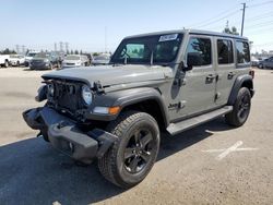 Jeep salvage cars for sale: 2021 Jeep Wrangler Unlimited Sport