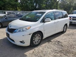 Toyota salvage cars for sale: 2012 Toyota Sienna XLE