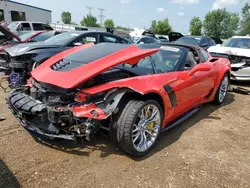 Chevrolet salvage cars for sale: 2017 Chevrolet Corvette Z06 3LZ