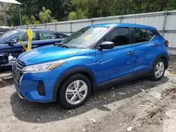 Salvage cars for sale at Savannah, GA auction: 2021 Nissan Kicks S