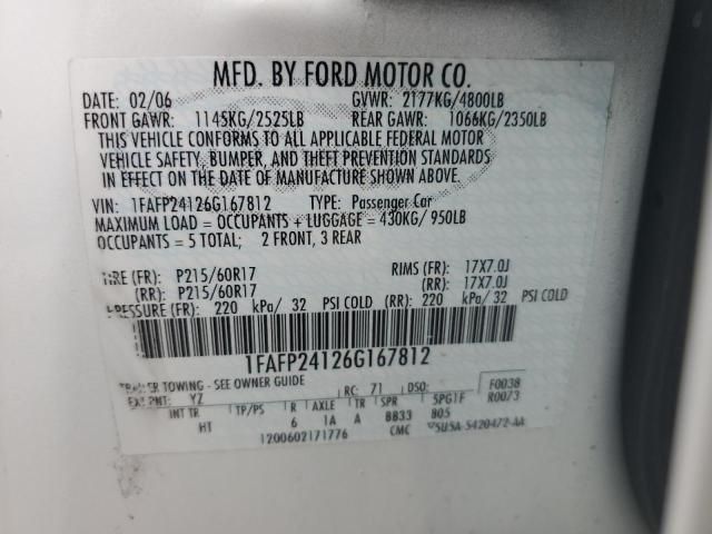 2006 Ford Five Hundred SEL