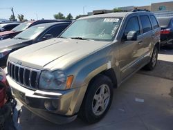 Salvage cars for sale at North Las Vegas, NV auction: 2005 Jeep Grand Cherokee Limited