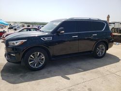 Salvage cars for sale at Grand Prairie, TX auction: 2021 Infiniti QX80 Luxe