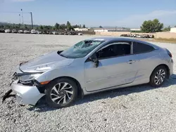 Salvage cars for sale from Copart Mentone, CA: 2019 Honda Civic LX