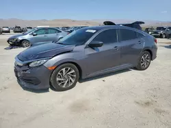 Honda salvage cars for sale: 2018 Honda Civic EX