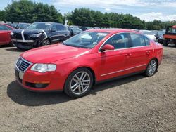 Salvage cars for sale from Copart East Granby, CT: 2008 Volkswagen Passat LUX