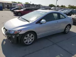 Salvage cars for sale at Sacramento, CA auction: 2010 Honda Civic LX