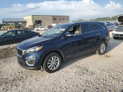 Salvage cars for sale at Kansas City, KS auction: 2017 KIA Sorento LX