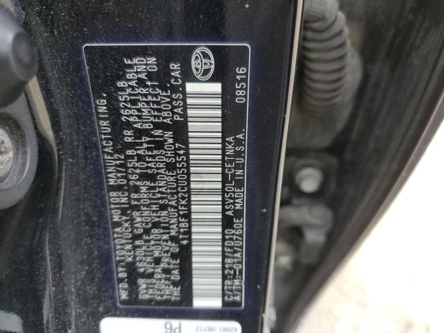 2012 Toyota Camry Base