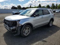 Salvage cars for sale at Portland, OR auction: 2017 Ford Explorer XLT