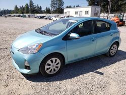 Salvage cars for sale at Graham, WA auction: 2014 Toyota Prius C