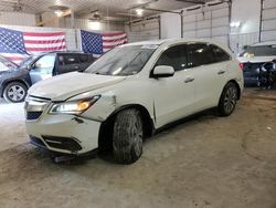 Salvage cars for sale from Copart Columbia, MO: 2016 Acura MDX Technology