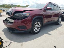 Jeep salvage cars for sale: 2020 Jeep Cherokee Latitude