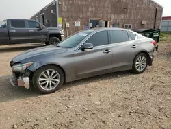 Salvage cars for sale at Rapid City, SD auction: 2015 Infiniti Q50 Base