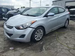 Salvage cars for sale at Chicago Heights, IL auction: 2012 Hyundai Elantra GLS