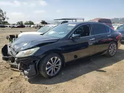 Salvage cars for sale at San Martin, CA auction: 2015 Honda Accord Sport