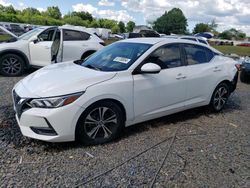 Salvage cars for sale at Hillsborough, NJ auction: 2020 Nissan Sentra SV