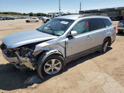 Salvage cars for sale at Colorado Springs, CO auction: 2014 Subaru Outback 2.5I Premium