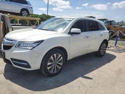 Acura mdx Technology salvage cars for sale: 2015 Acura MDX Technology