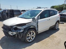 Salvage cars for sale at Oklahoma City, OK auction: 2014 Ford Escape Titanium