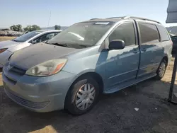 Salvage cars for sale at San Martin, CA auction: 2005 Toyota Sienna CE