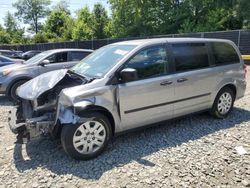 Salvage cars for sale at Waldorf, MD auction: 2016 Dodge Grand Caravan SE