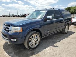 Vehiculos salvage en venta de Copart Oklahoma City, OK: 2017 Ford Expedition EL Platinum