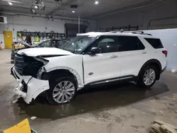 Ford Vehiculos salvage en venta: 2022 Ford Explorer King Ranch