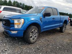 Salvage cars for sale at Finksburg, MD auction: 2021 Ford F150 Super Cab