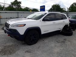 Jeep salvage cars for sale: 2016 Jeep Cherokee Trailhawk