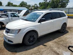 Salvage cars for sale at Wichita, KS auction: 2016 Dodge Journey SE