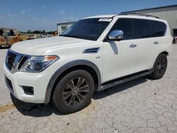 Salvage cars for sale at Kansas City, KS auction: 2018 Nissan Armada Platinum