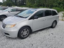 Salvage cars for sale from Copart Fairburn, GA: 2013 Honda Odyssey EXL