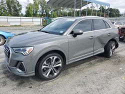 Salvage cars for sale at Spartanburg, SC auction: 2019 Audi Q3 Premium Plus S-Line