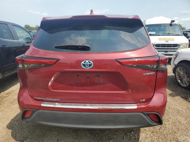 2021 Toyota Highlander Hybrid LE