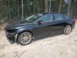 Salvage cars for sale at Cicero, IN auction: 2017 Ford Fusion SE