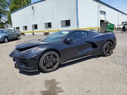 Salvage cars for sale at Portland, OR auction: 2024 Chevrolet Corvette Stingray 3LT