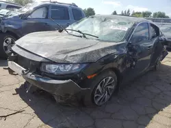 Honda salvage cars for sale: 2017 Honda Civic EX