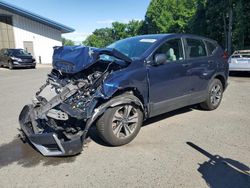 Salvage cars for sale at East Granby, CT auction: 2020 Honda CR-V LX