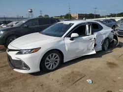 Salvage cars for sale at Chicago Heights, IL auction: 2022 Toyota Camry LE