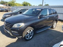 Mercedes-Benz m-Class salvage cars for sale: 2012 Mercedes-Benz ML 350 Bluetec