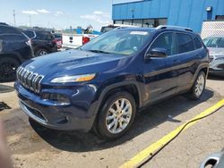 Jeep salvage cars for sale: 2016 Jeep Cherokee Limited