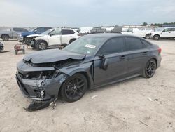 Salvage cars for sale from Copart Houston, TX: 2022 Honda Civic Sport