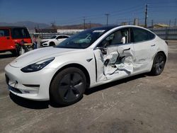 Salvage cars for sale at Sun Valley, CA auction: 2019 Tesla Model 3