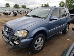 Salvage cars for sale at Elgin, IL auction: 2004 Mercedes-Benz ML 350