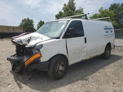 Salvage trucks for sale at Baltimore, MD auction: 2010 Chevrolet Express G2500