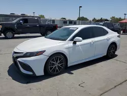 Salvage cars for sale at Sacramento, CA auction: 2022 Toyota Camry SE