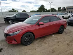 Salvage cars for sale at Littleton, CO auction: 2022 Hyundai Elantra Blue