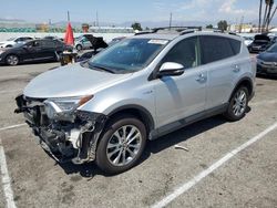 Toyota salvage cars for sale: 2016 Toyota Rav4 HV Limited